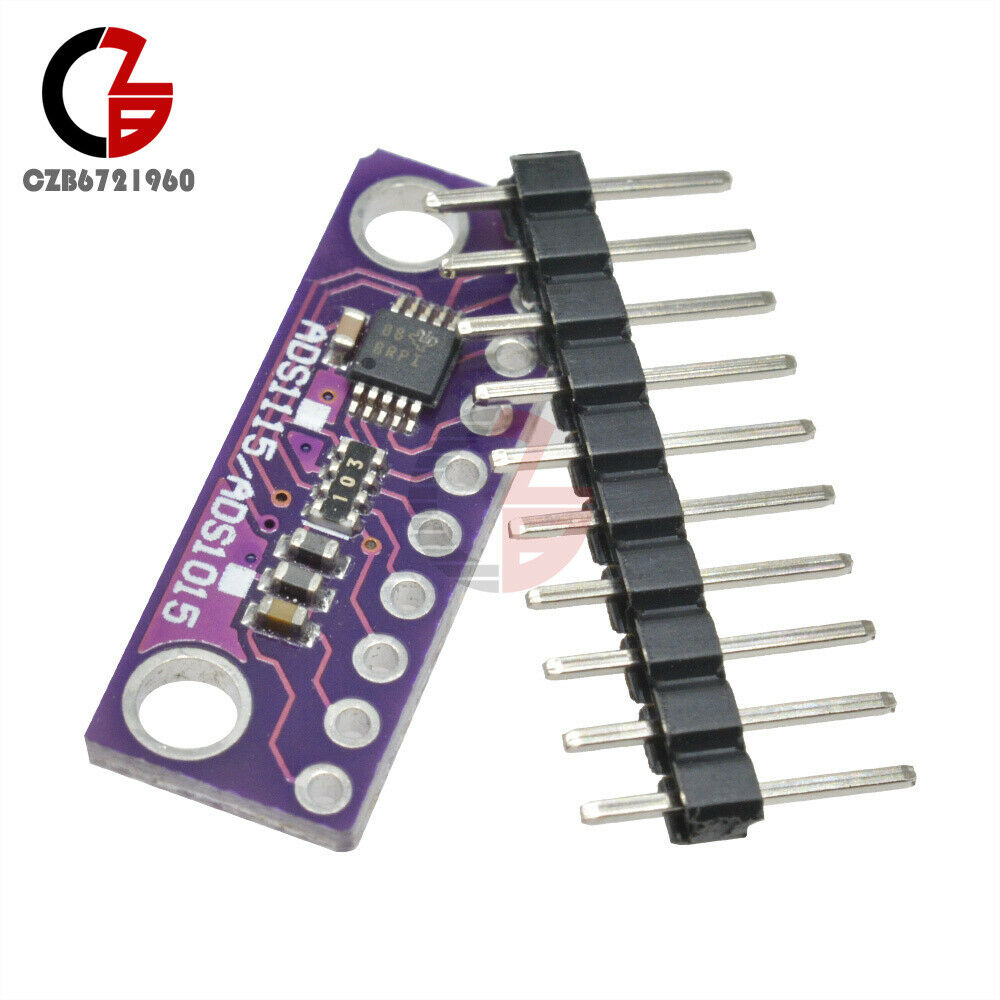 ADS1015 12-Bit I2C 4 Channel Converter Module ADC+PGA Development Board 2-5V