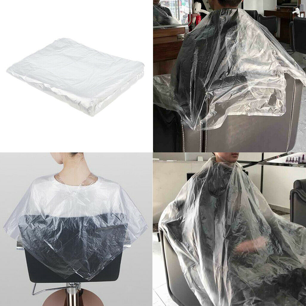 200pcs Disposable Hair Cutting Capes Salon Gown for Hairdressing Capes