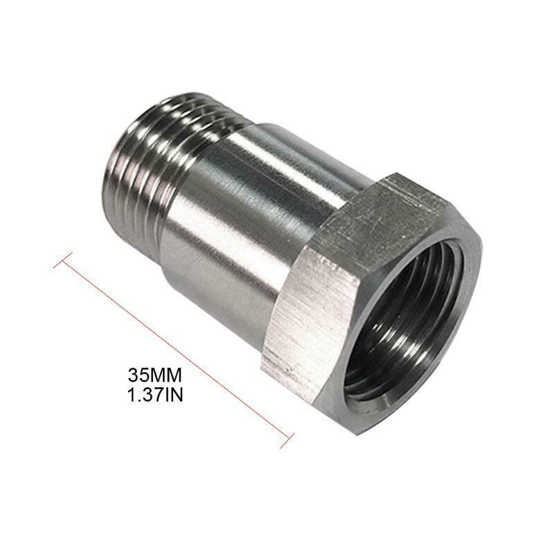 O2 Oxygen Sensor Extender Spacer 90 Degree 02 Bung Extension