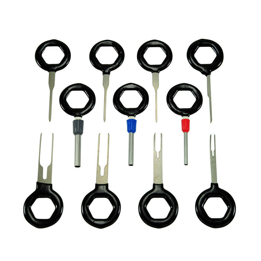 11PCS Wire Terminal Removal Tool Car Electrical Wiring Crimp Connector Pin
