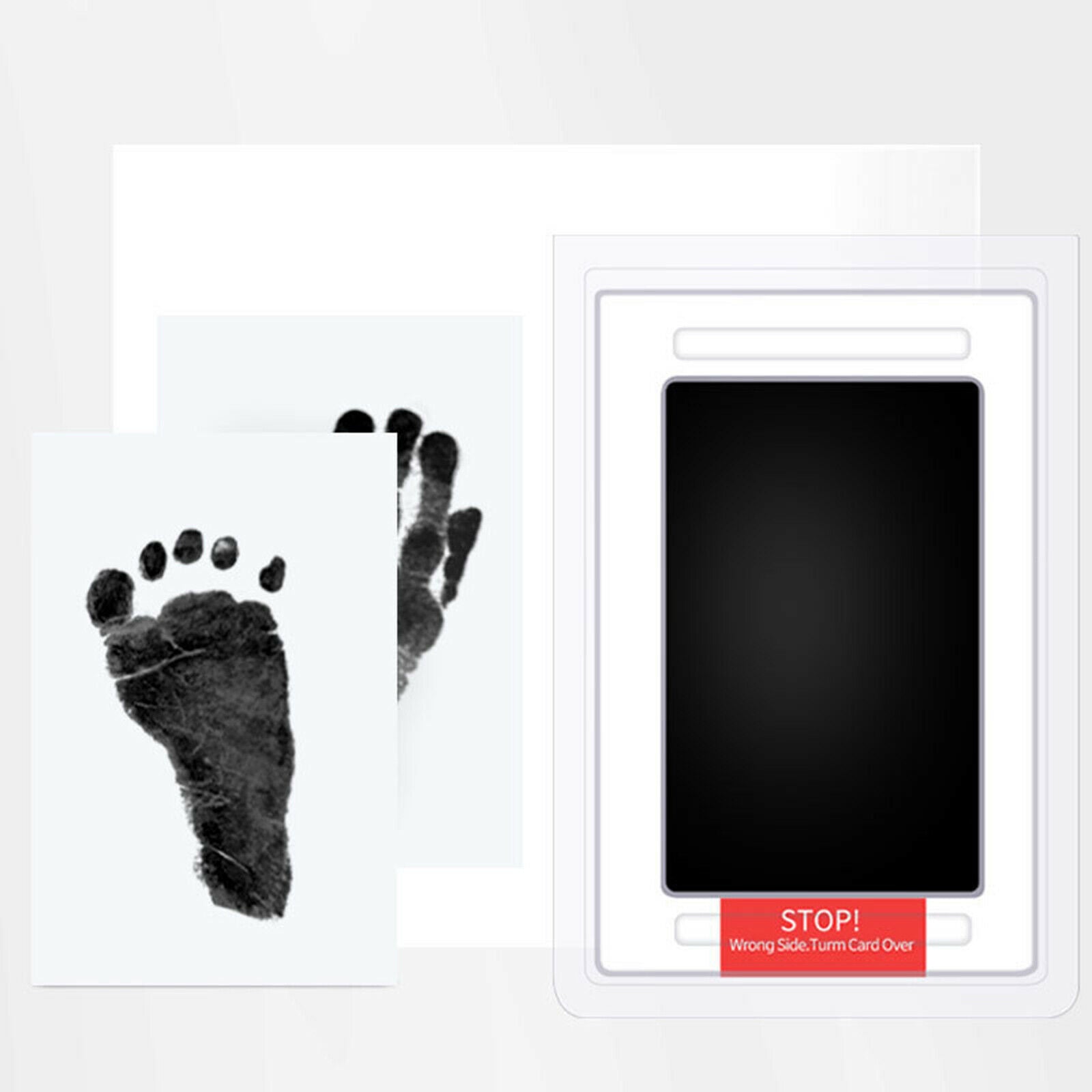 Baby Inkless Footprint Ink Pad Safe Pet Paw Print Ink Kits Family Keepsake