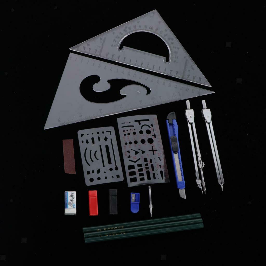 Box of Math Geometry Compass Kit Set Student Supplies Geometry Precision Tool