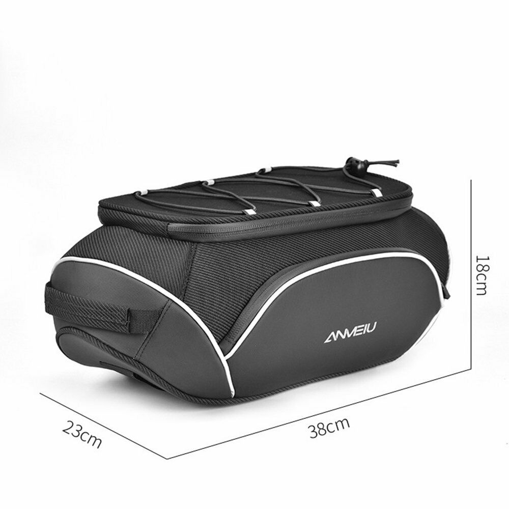 Bike Rack Bag Waterproof Cycling Rear Seat Bag Bike Pack Carrier Bag Pannier FS