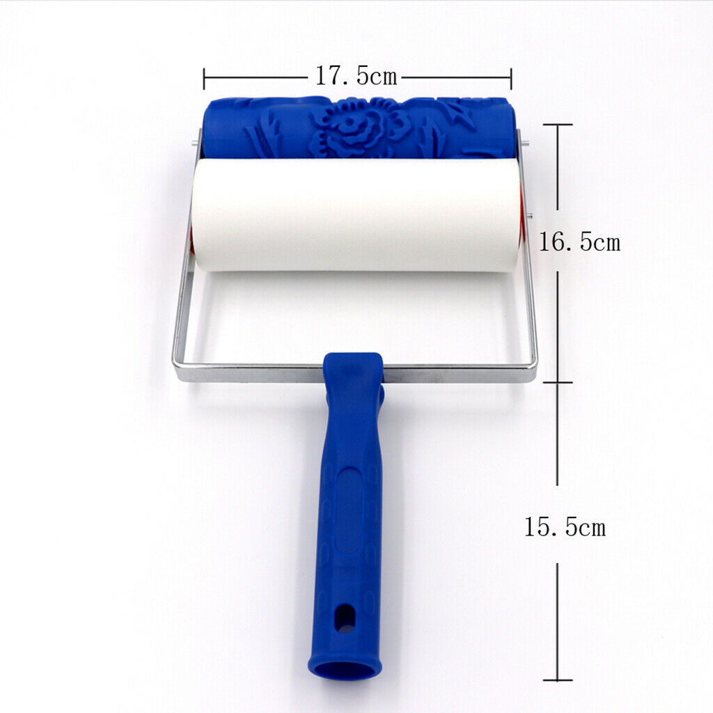 7inch Paint Roller Brush Wall Paint Tool Detachable Household with Sponge