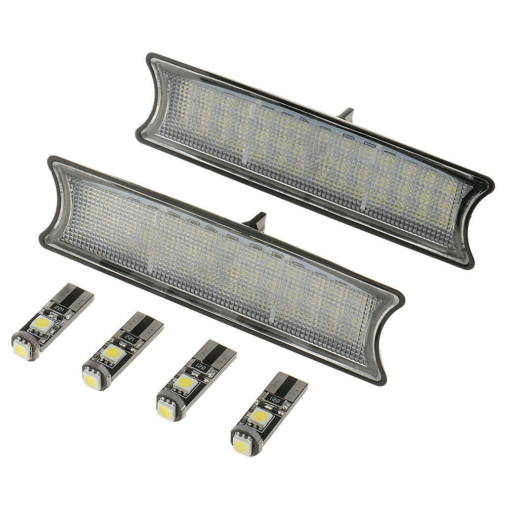 Interior LED Dome Overhead Reading Roof Lamp Kit For BMW X5 E53 00-06 Black