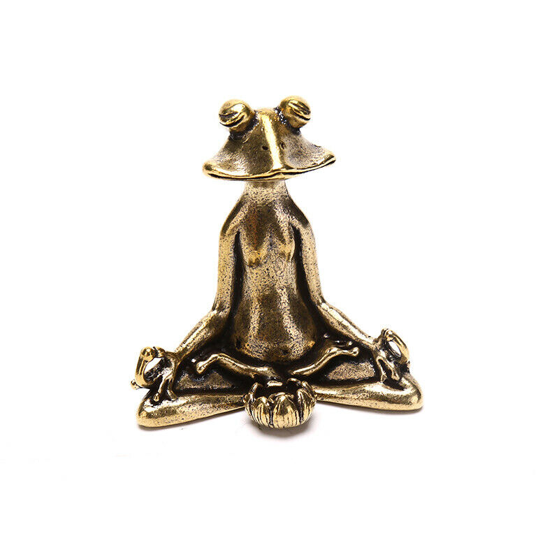 1PC Retro Ornament Incense Burner Frog Statue Animal Accessories Sculpture H Kt
