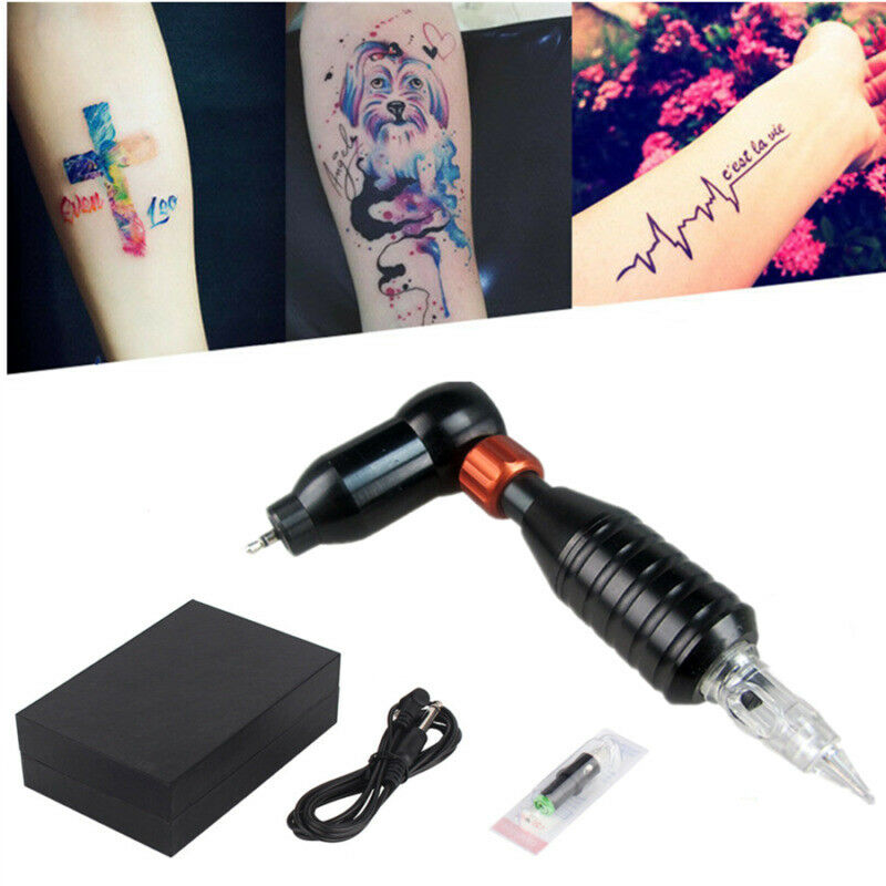 Pro Rotary Tattoo Machine Shader Liner Motor Gun Grip Needle Pen RCA Cord Sets