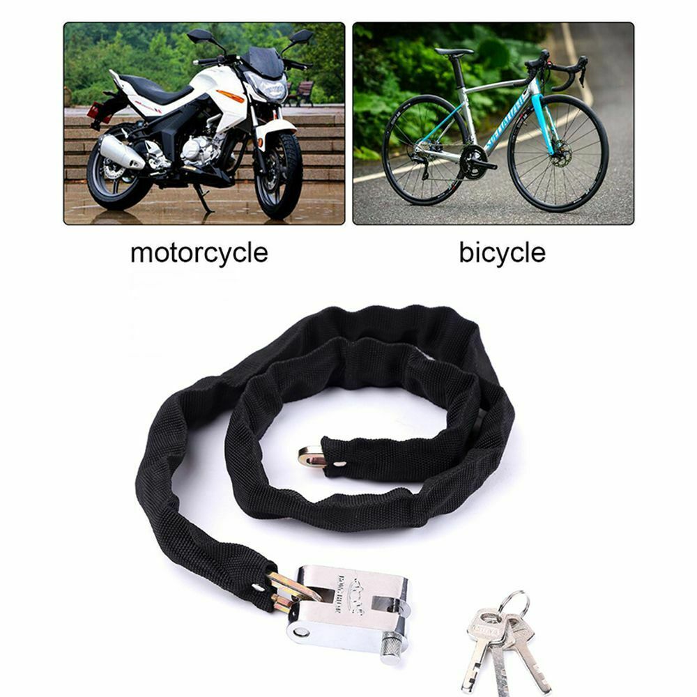 Electric Bike 0.65M Long Bicycle Scooter Padlock Anti-theft Chain Lock