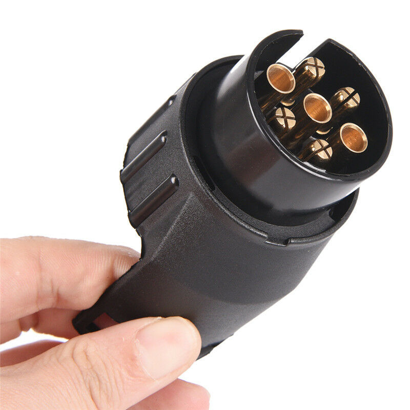 13 Pin To 7 Pin Plug Adapter Car Trailer Truck Caravan  Towbar Socket Convert Qx