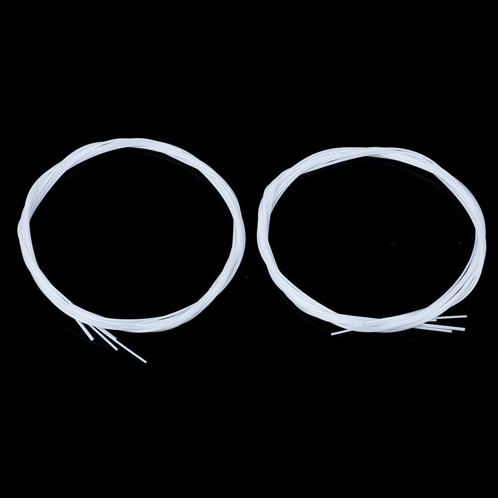 2 Set White nylon ukulele strings replacement part for stringed instrumentBDAU