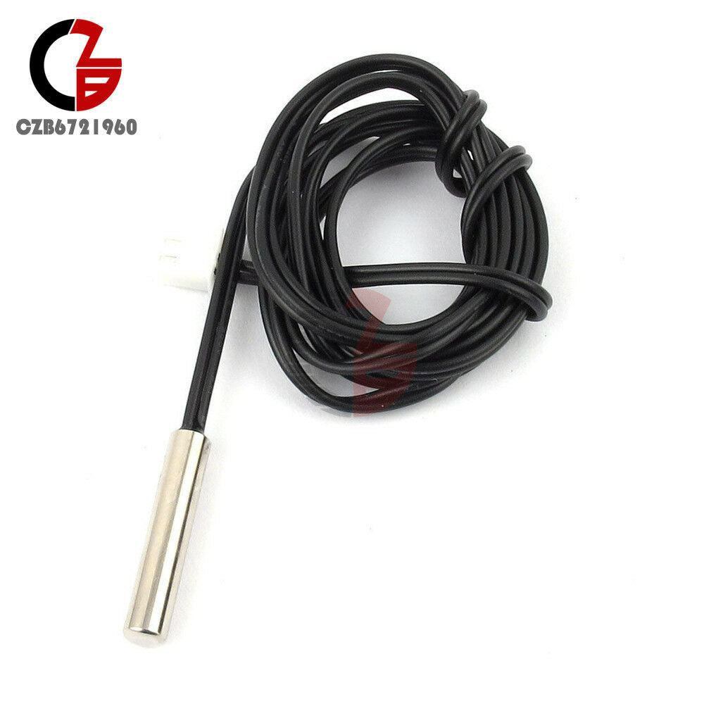 2PCS 1M NTC Thermistor accuracy temperature sensor 10K 1% 3950 Waterproof Probe