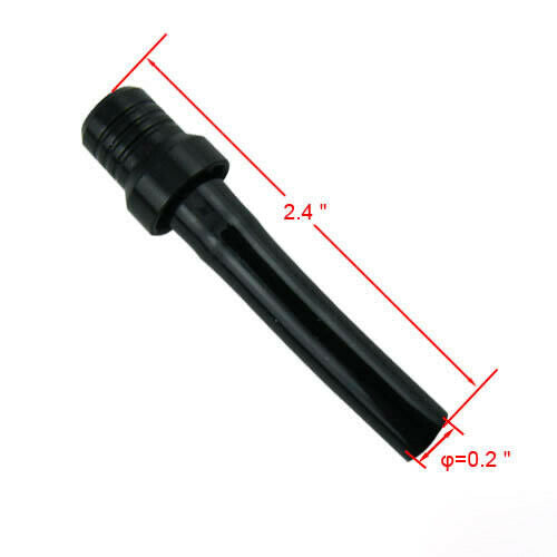 6Pcs Gas Fuel Tank Cap Valve Vent Breather Hose Black Tube CNC ATV Dirt Bike Pit
