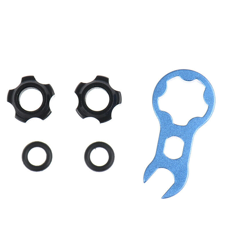 1Set Mountain Bike Gas Air Nozzle Tire Presta Valve Core Nut With Install.l8