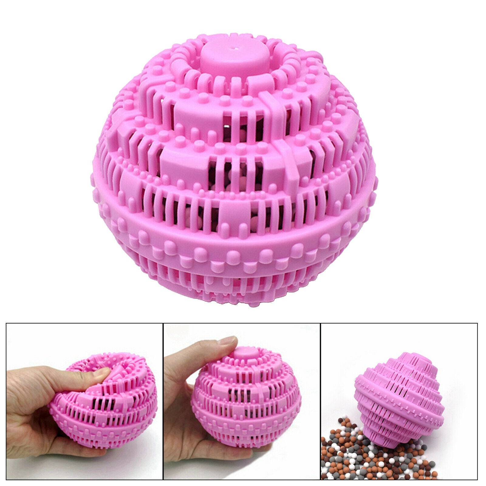 6PCS Wash Laundry Hair Remover Balls Anti Winding Washer