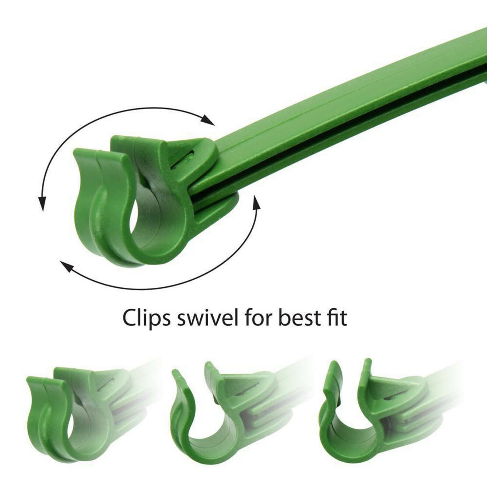 12Pcs Trellis Connector Stake Arms Plastic Garden Stem Support Brackets
