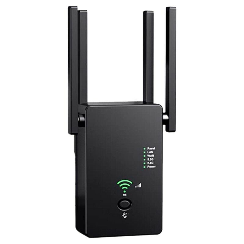 Wireless Repeater AC1200Mbps Wireless Router 2.4G/5G Signal Amplifier for PhonZ3
