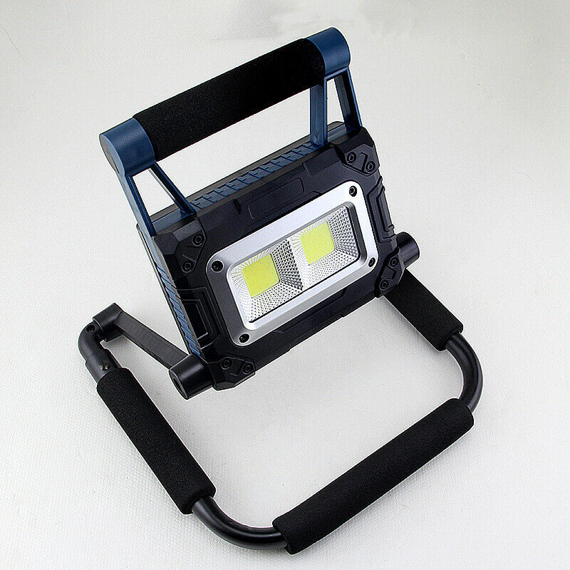 1x USB Rechargeable LED Work Light Outdoor Floodlight Emergency Lamp Waterproof