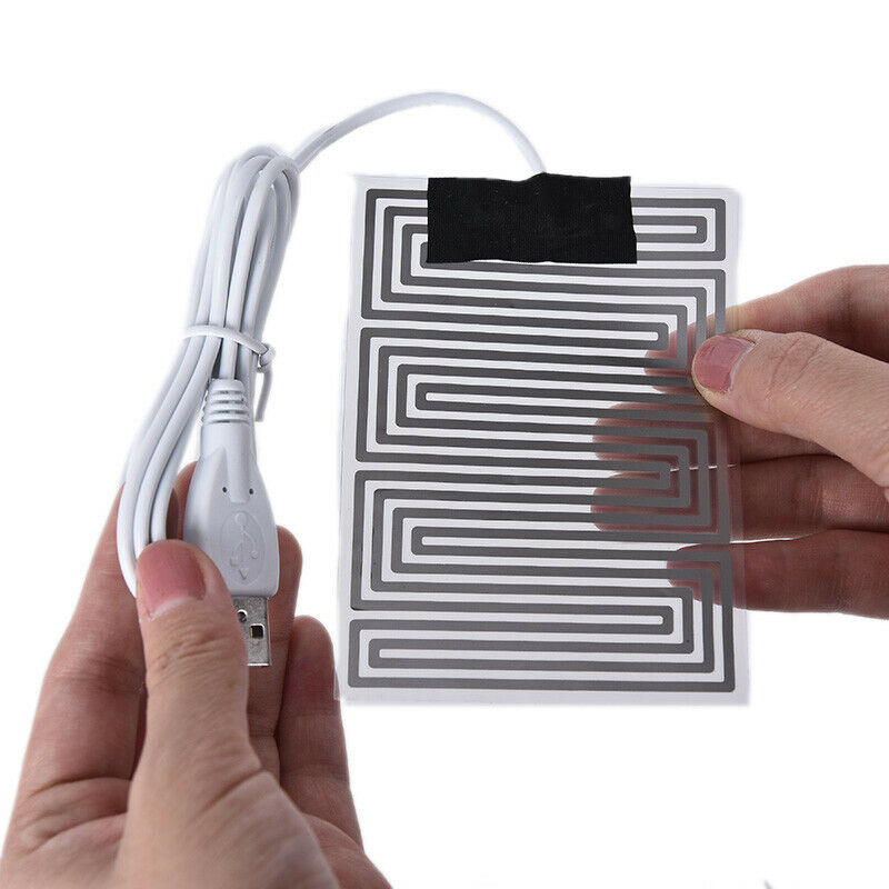 Metal Heating Pad Hand Warmer Heated Insole USB Heating Film Electric Hea.l8
