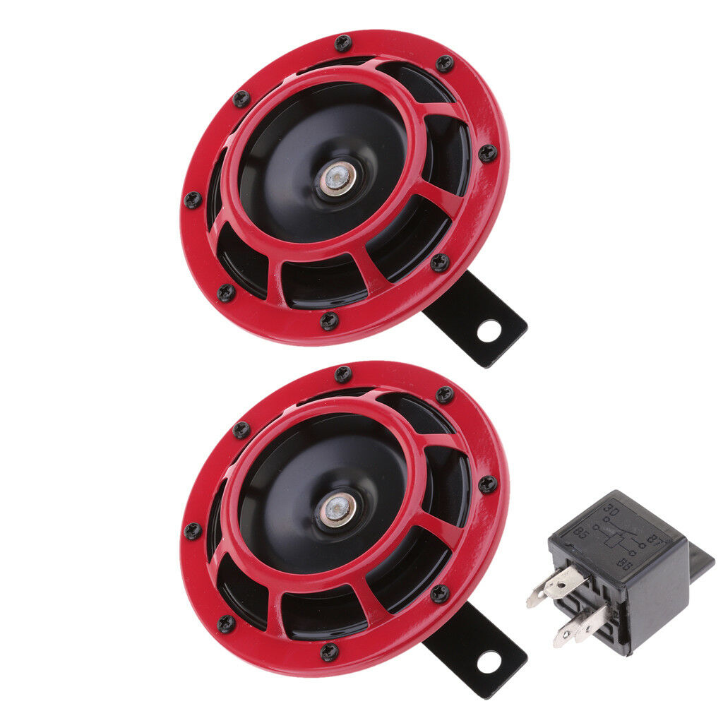 Electric Pump Air Horn Compressor Kit Twin Tone Motorcycle Car Truck