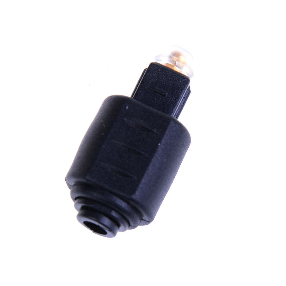2Pcs optical audio adapter 3.5mm female jack plug to digital toslink mal.l8
