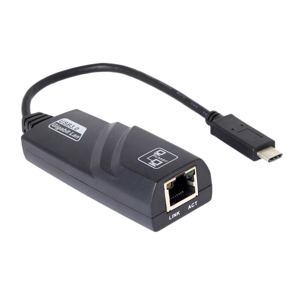 Type C to  Gigabit Ethernet LAN Adapter New for Laptops and netbooks