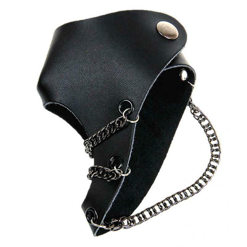Blesiya Hand Guard Chain PU Leather Bracelet Bangle Biker Punk Rock Jewelry