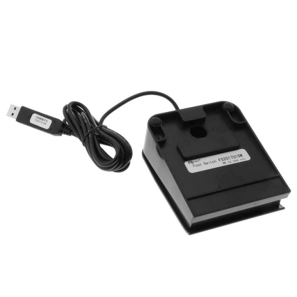 USB Foot Switch Pedal Control Keyboard Mouse Keystrokes for Computer PC