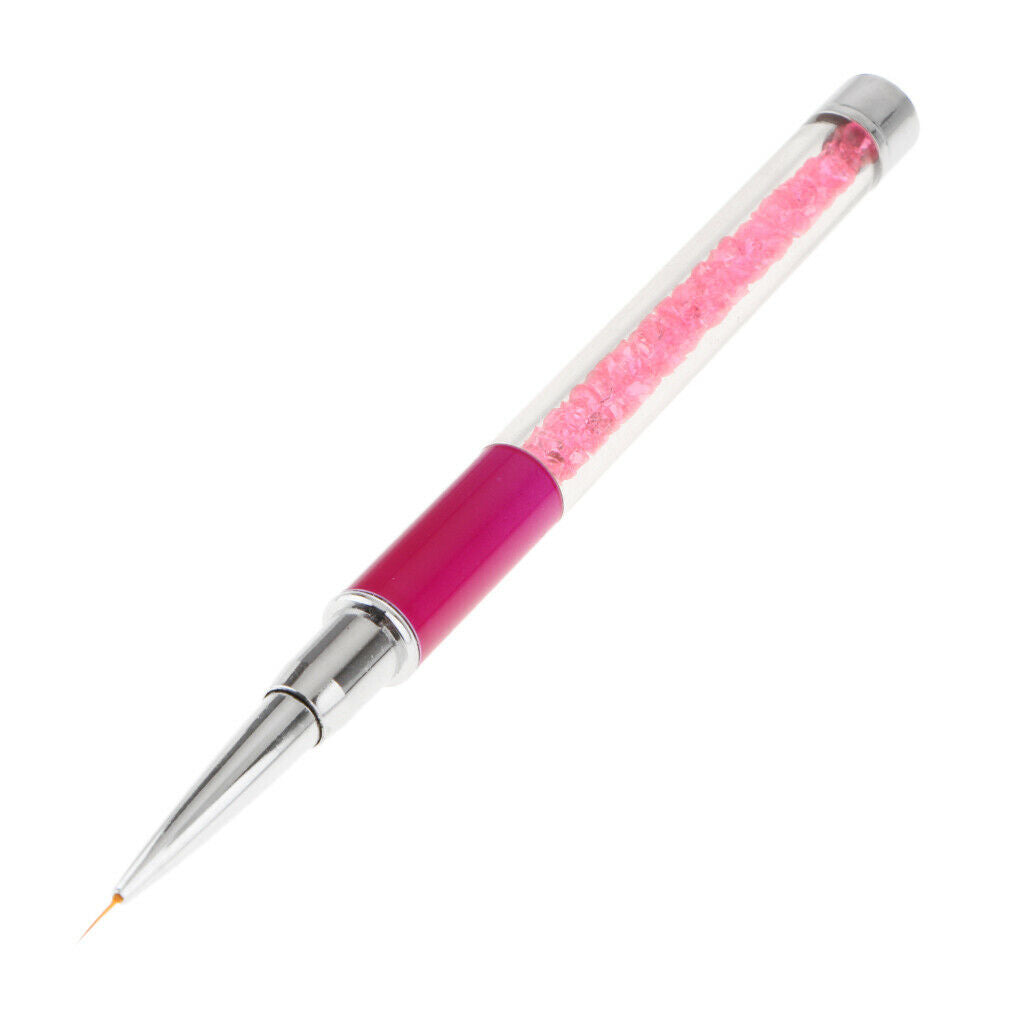 Mermaid Tail Tips UV Gel Polish Nail Art Drawing Painting Pen Brush Rose