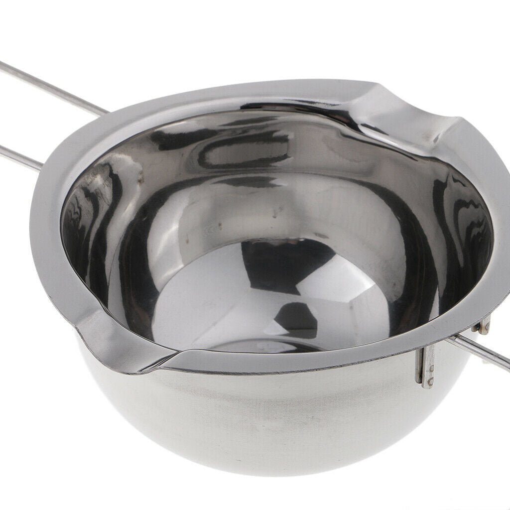 Multi-purpose Stainless Steel Long Handle Spoon w/ Pot Set DIY Mixing Scoop