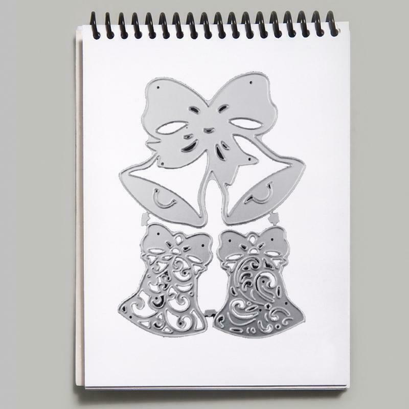 Christmas Bells Metal Cutting Dies Stencil DIY Scrapbooking Album Paper Template