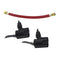 Pump Dual Head Adapter Extension Hose Adaptor Nozzle Bicycle Foot Pump