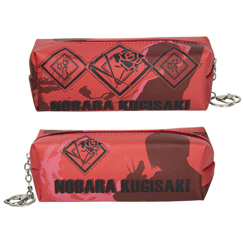 Jujutsu Kaisen Kugisaki Nobara PU Leather Pencil Pen Case Bag Birthday Gift