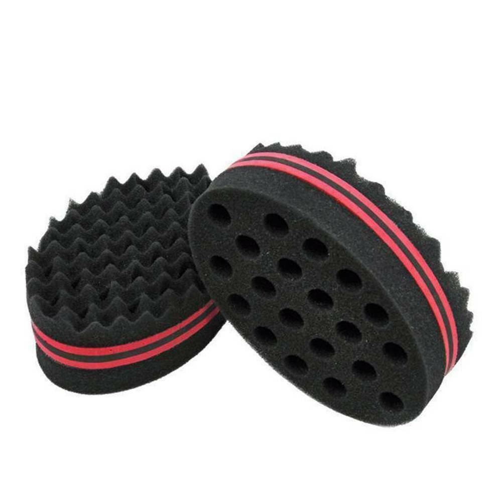 Wave Barber Hair Brush Sponge For Curly Hair Style DIY Tool Accessories_AU