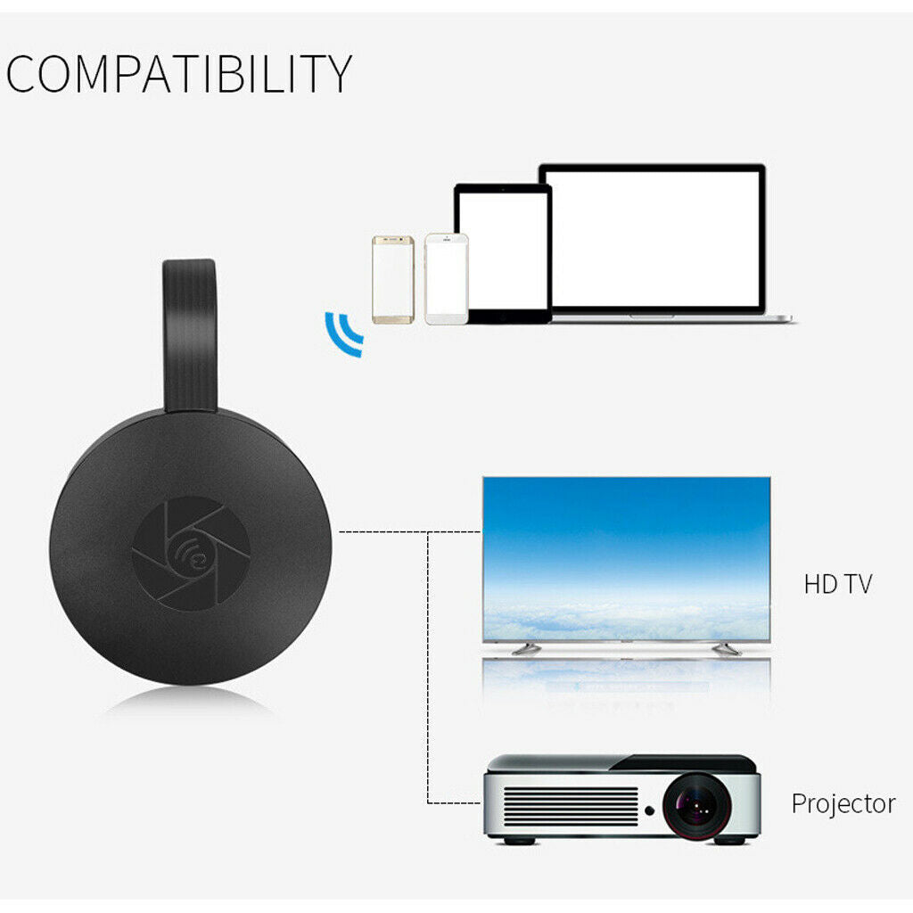 G2 Wireless 4K WiFi Display Dongle TV Receiver Adapter Miracast Airplay   .