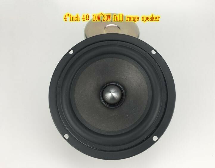 2pcs 4"inch 115mm Speaker 4Ω 10W~20W full range Loudspeaker Home Audio parts
