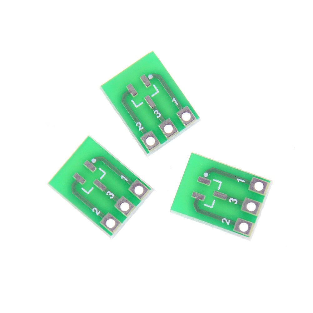 10pcs Double-Side SMD SOT23-3 to DIP SIP3 Adapter PCB Board DIY Converte.l8