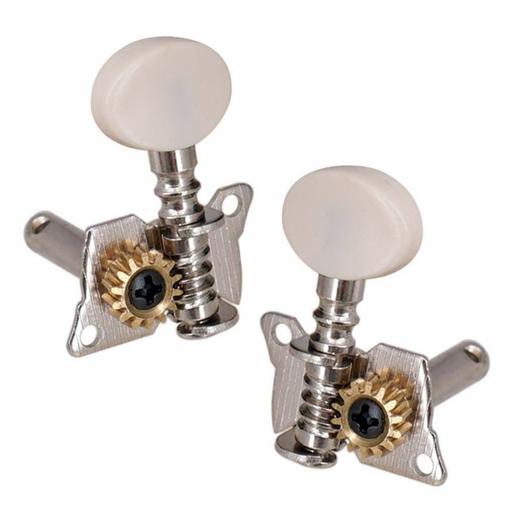Chrome Guitar Open 3Right3Left Button Tuning Tuners Acoustic Guitar Parts
