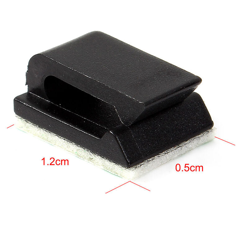 Arrival 20x Mini Car Wire Cord Cable Holder Tie Clips Fixer Organizer Clam.l8