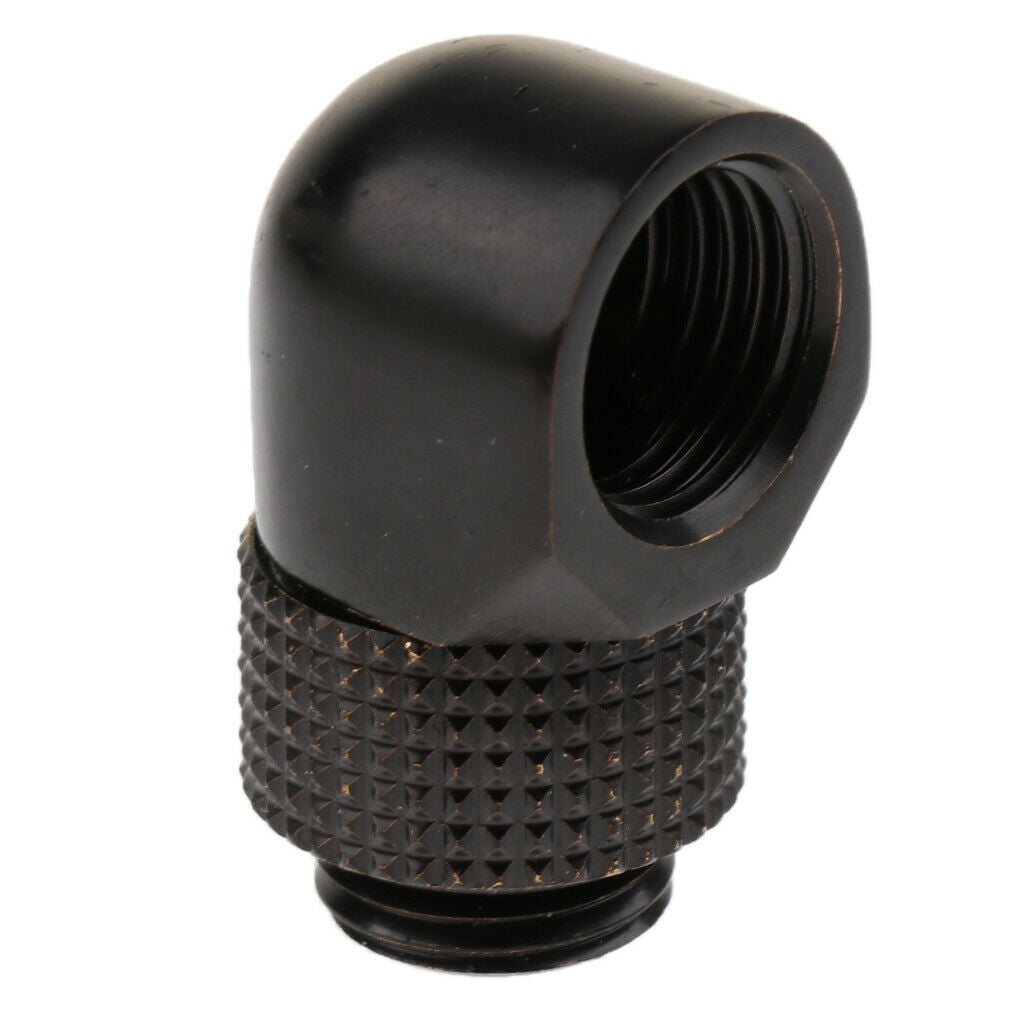 6 pcs G1/4 90 Degree Rotary Male to Female Fitting Adapter for Water Cooling