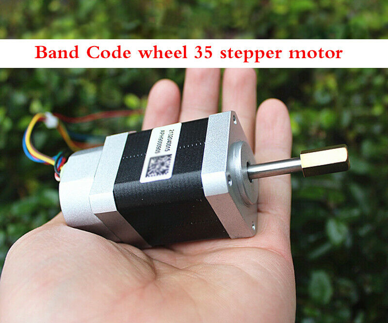 Encoder 35 stepper motor two-phase 4 wire band Code wheel Step angle 1.8