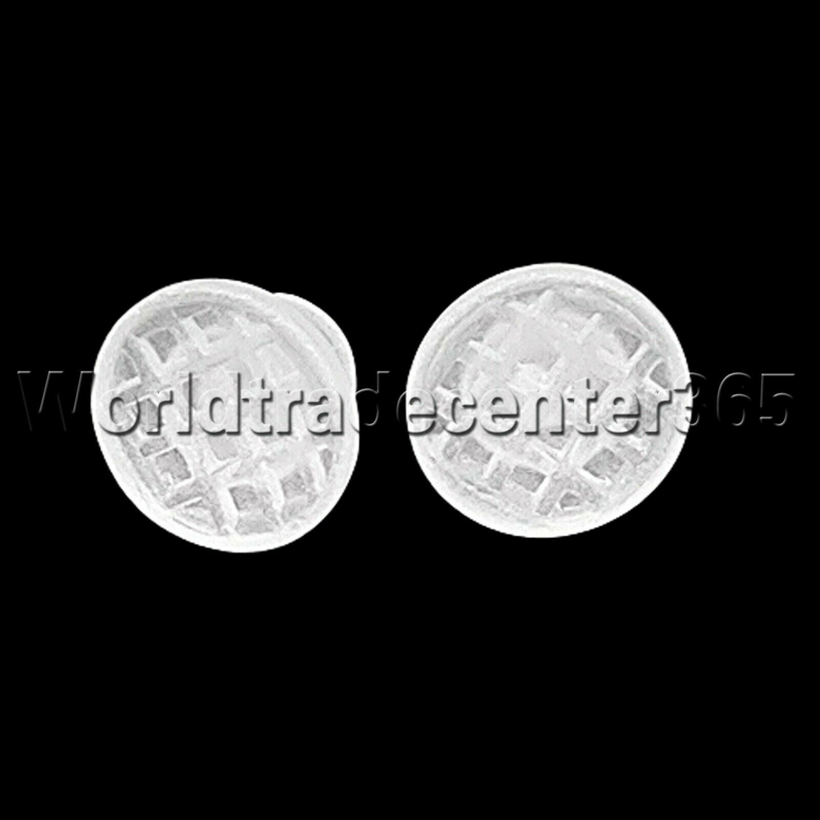 Dental Ortho Composite translucent Ceramic Lingual Button Bondable Round Base