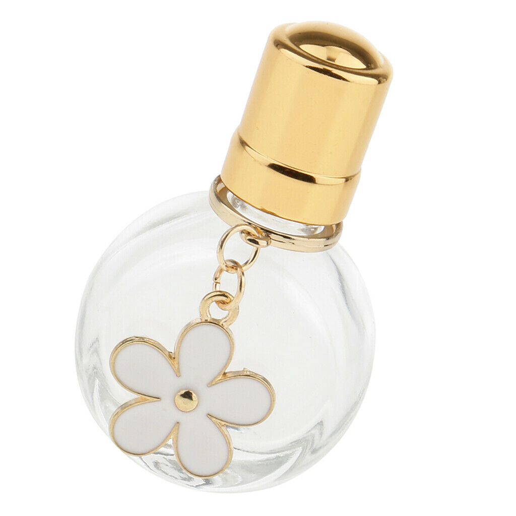 Clear Perfume Roller Bottles Travel Mini Round Deodorants Aromatherapy Vials