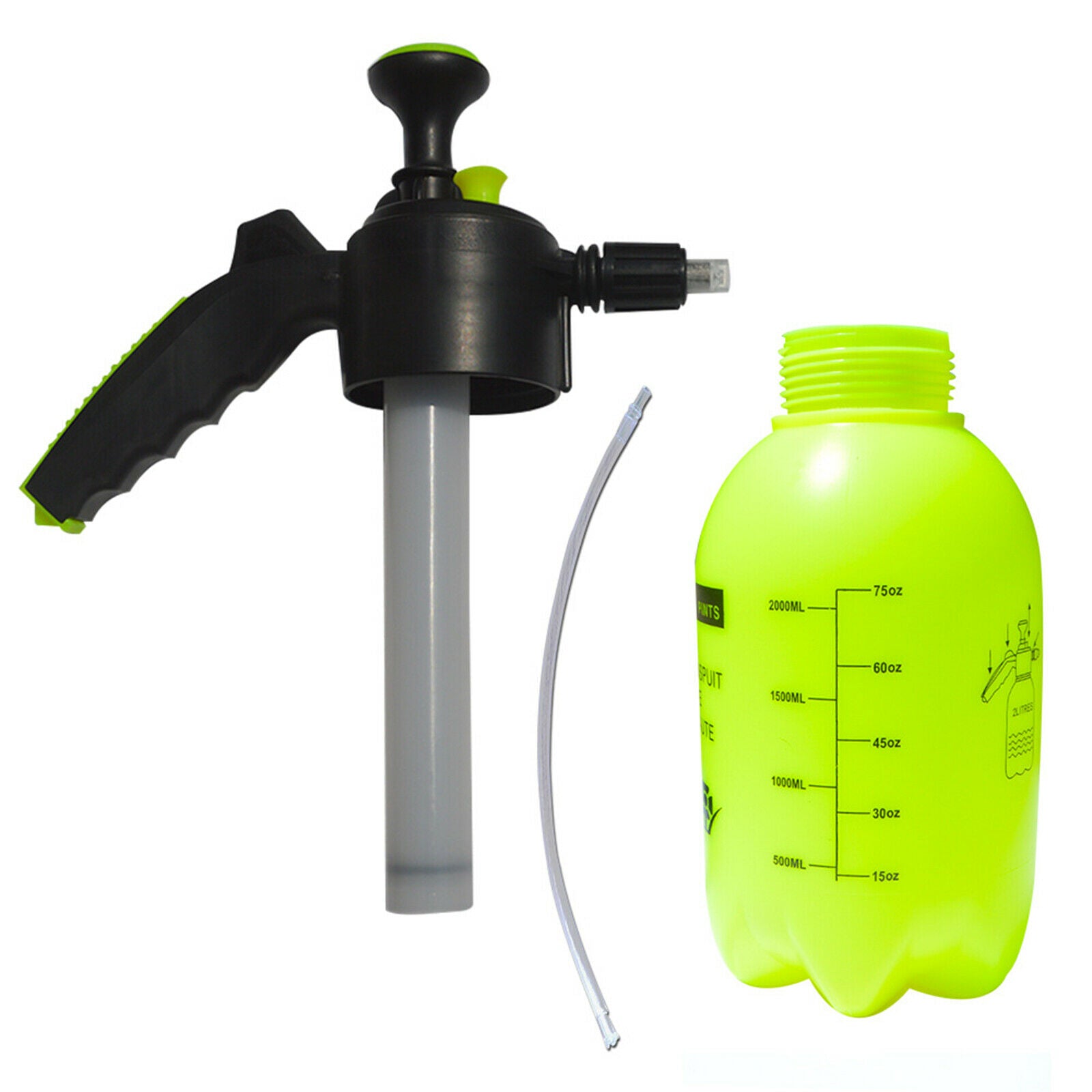 Handheld Foam Sprayer with Safety Valve for Car Wash Lawn Yard Table Mirrors
