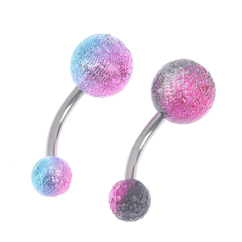 10pcs Colorful Acrylic Sexy Ball Navel Piercings Belly Button Rings Body Jewe Tt