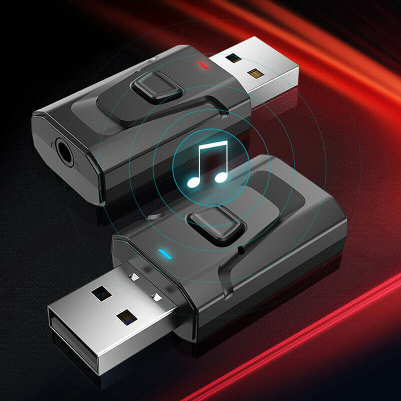 Bluetooth 5.0 Audio Receiver Transmitter Stereo AUX USB 3.5mm Jack R.l8