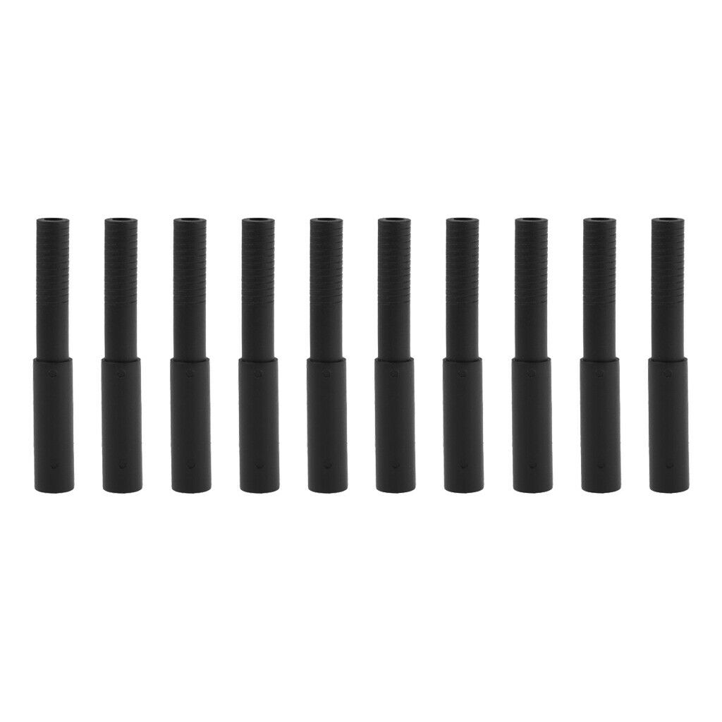 10Pack 4inch Golf Shaft Extension Extender Rod for Irons Wood Putters Black