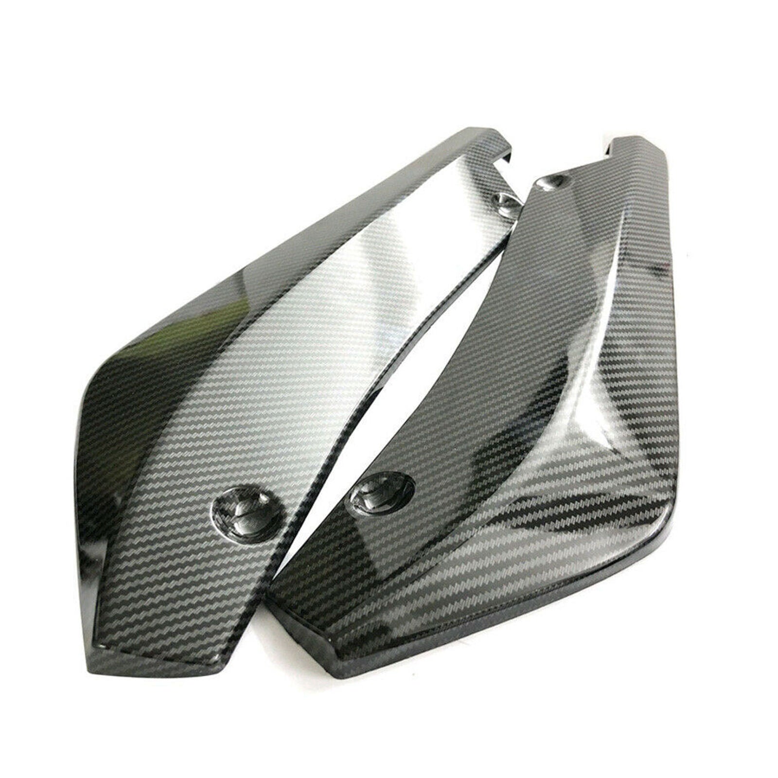 Carbon Fiber 2PCS Rear Bumper Lip Diffuser Splitter Canard Protector Accessories