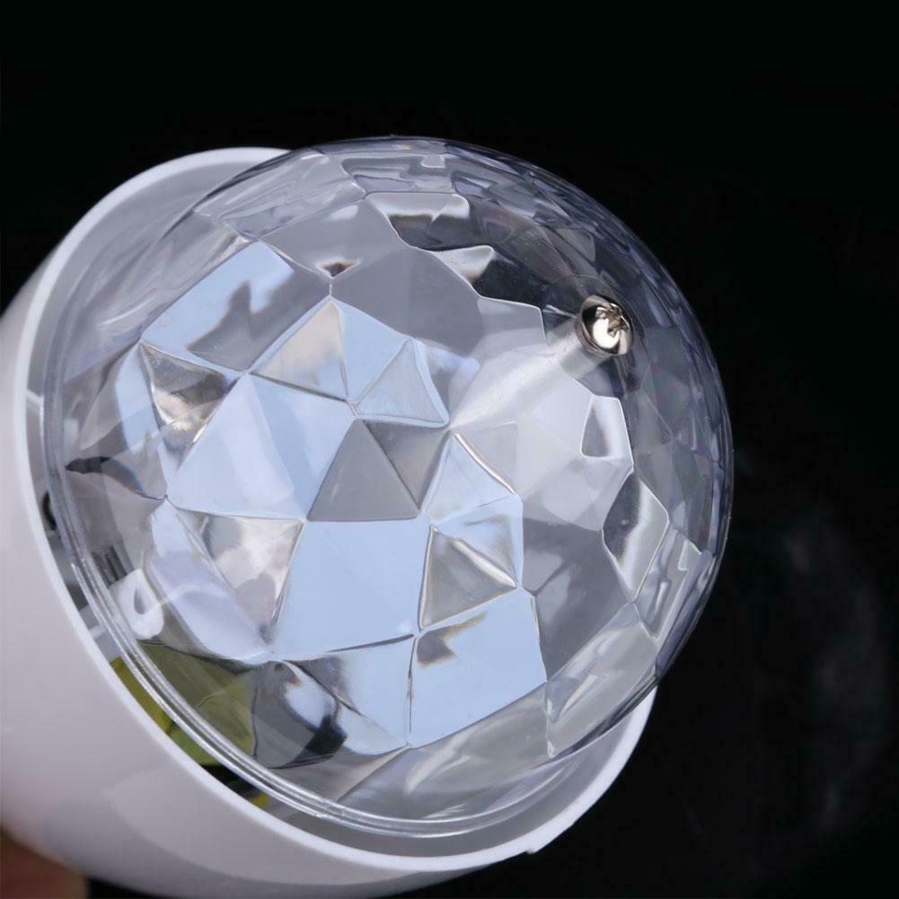 Crystal Ball Stage Lights Led E27 RGB Rotating Lamp For Party Disco DJ Bar @