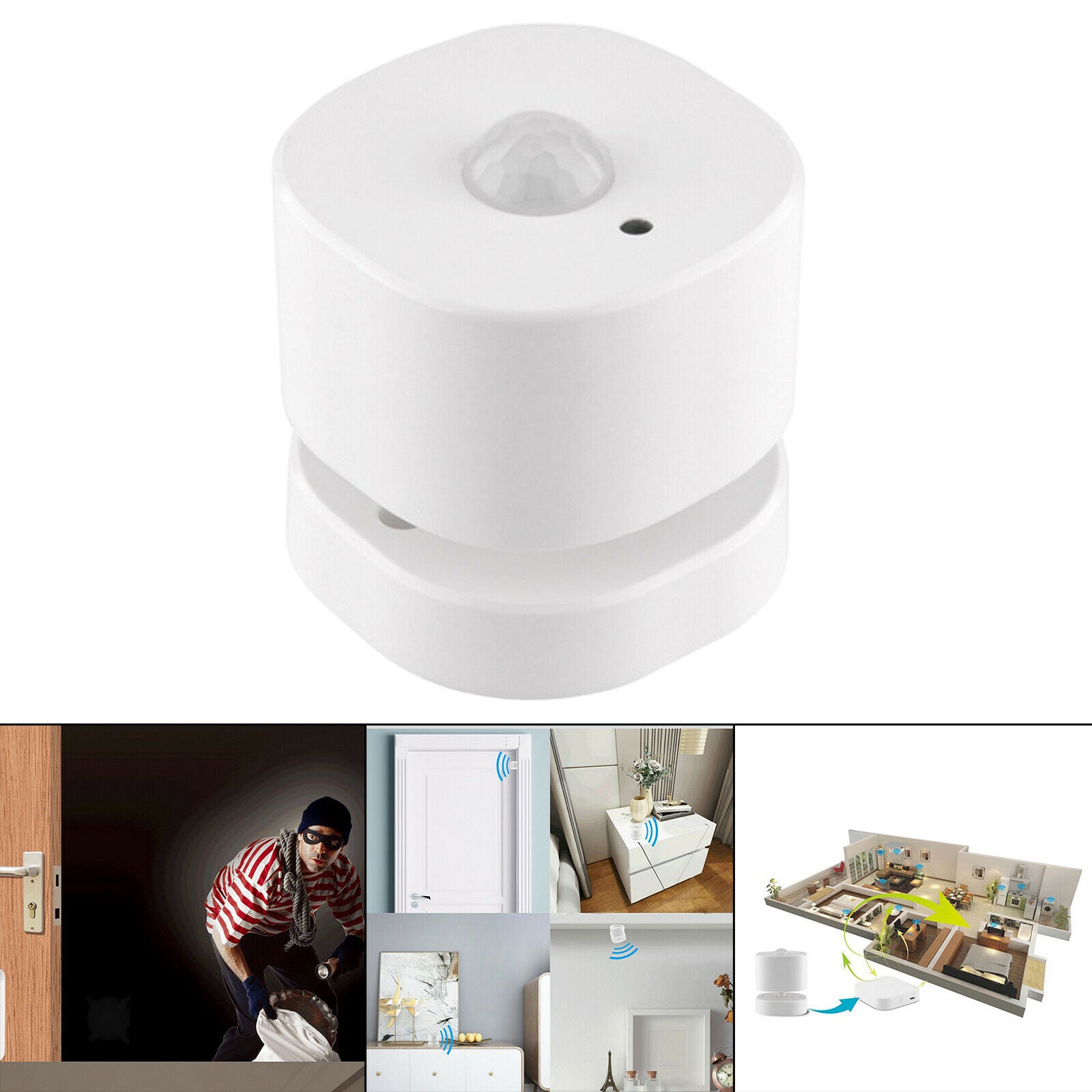 Zigbee Human Sensor Kit with Battery DIY Smart Body Movement Sensor for Home