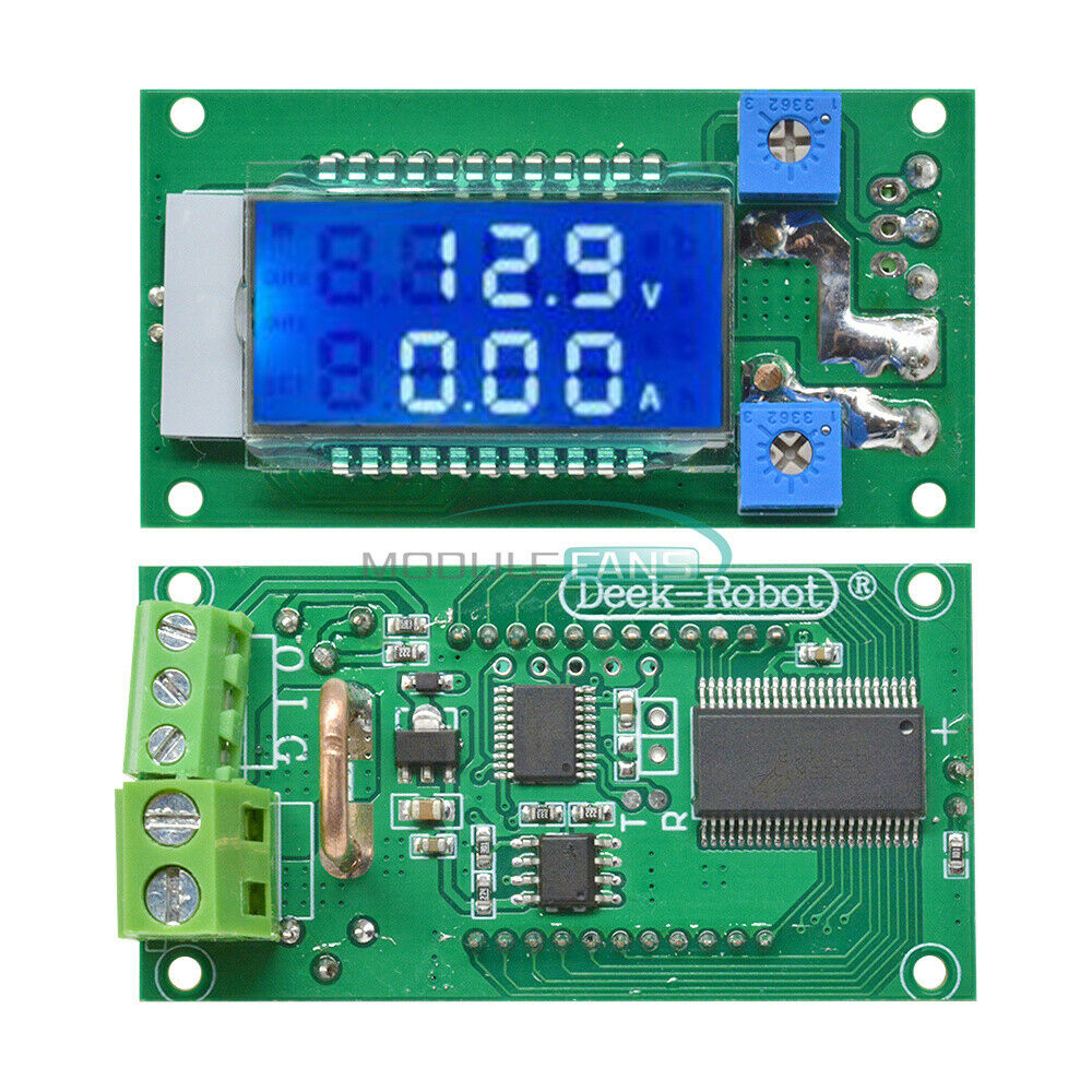 DC5-24V Voltage Current  LCD Display Meter Detection Ammeter Voltmeter 10A